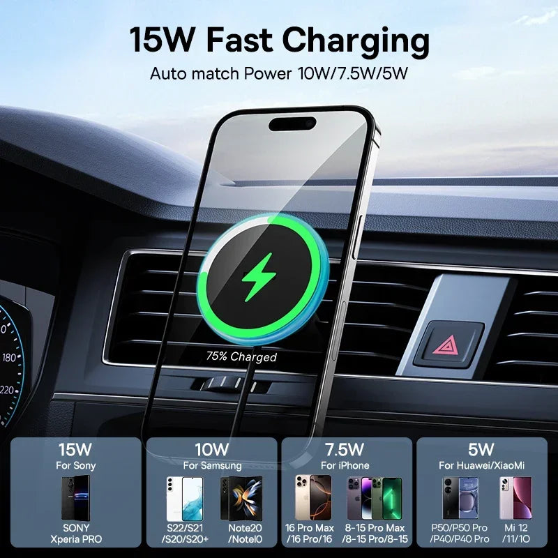 Magnetic Wireless Charger Car Phone Holder