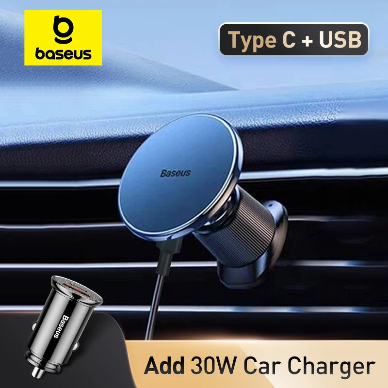 Magnetic Wireless Charger Car Phone Holder