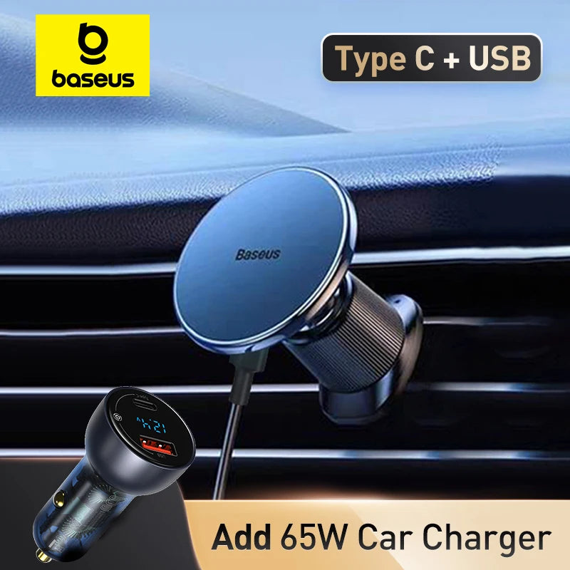 Magnetic Wireless Charger Car Phone Holder