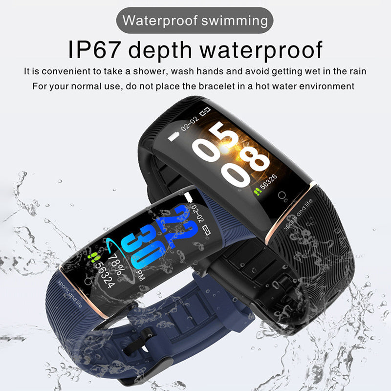 Smart Bracelet Watch Heart Rate Blood Pressure Pedometer