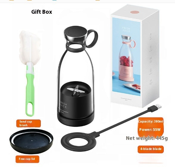 Portable Electric Juicer Blender USB Rechargeable Machine
