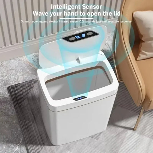 smart sensor trash can