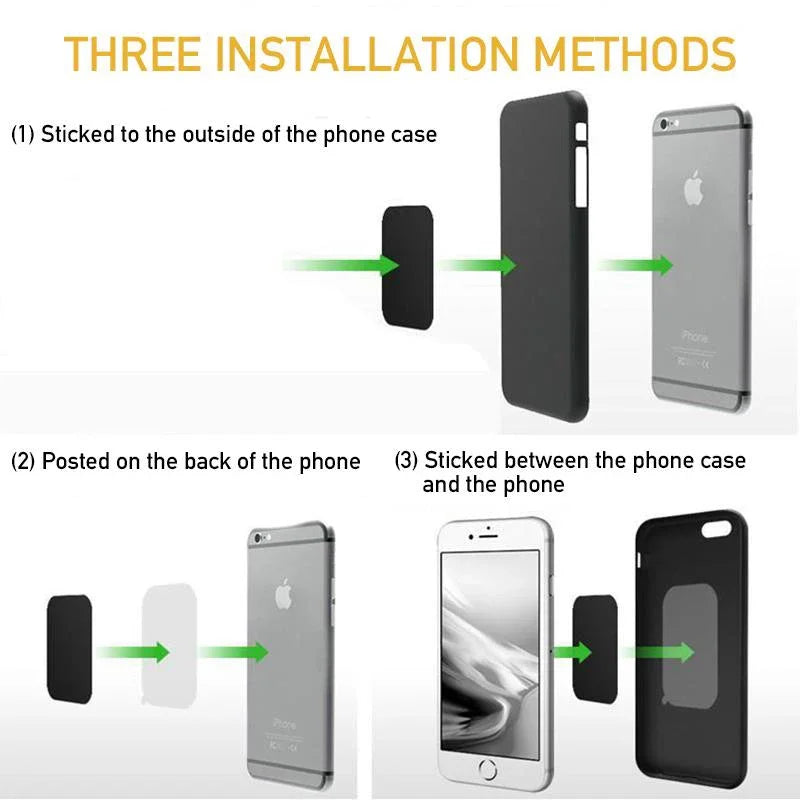 Magnetic Metal Plate For Car Phone Holder Universal