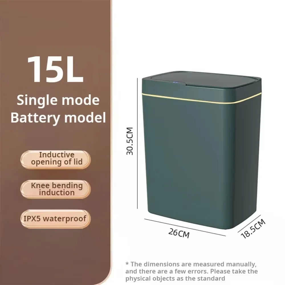smart sensor trash can