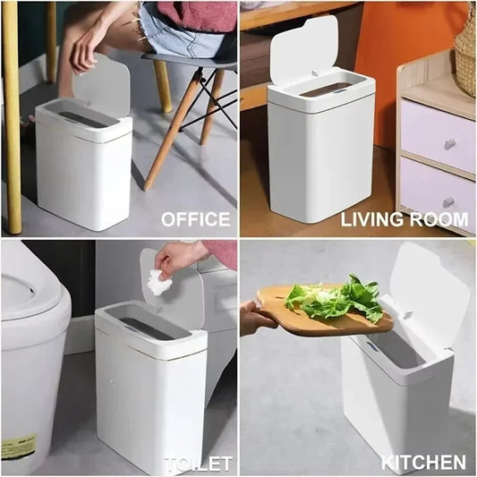 smart sensor trash can