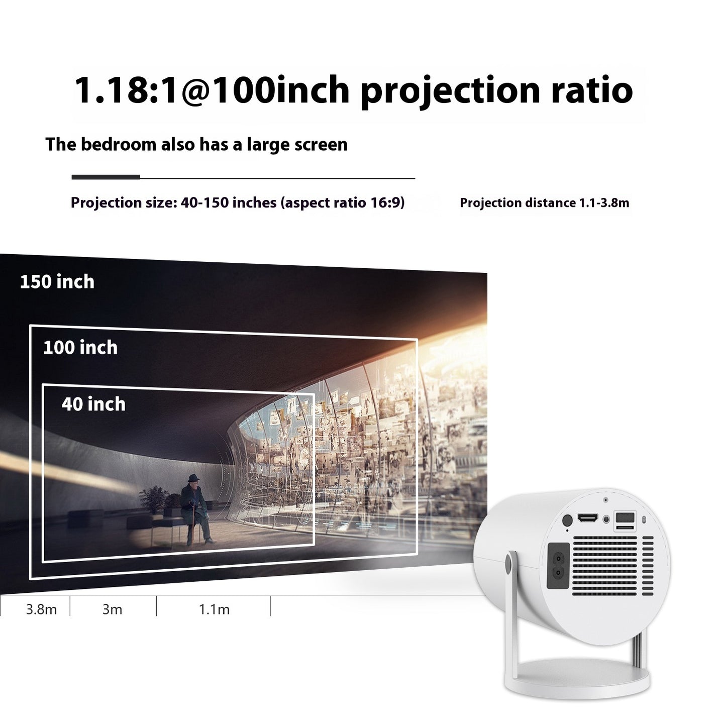 Portable Projector with high quality